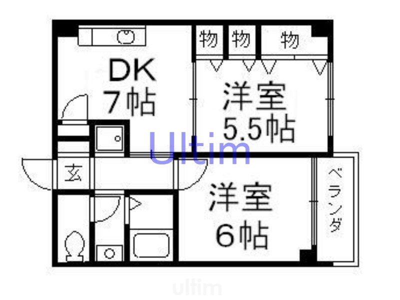 セントアミューの間取り