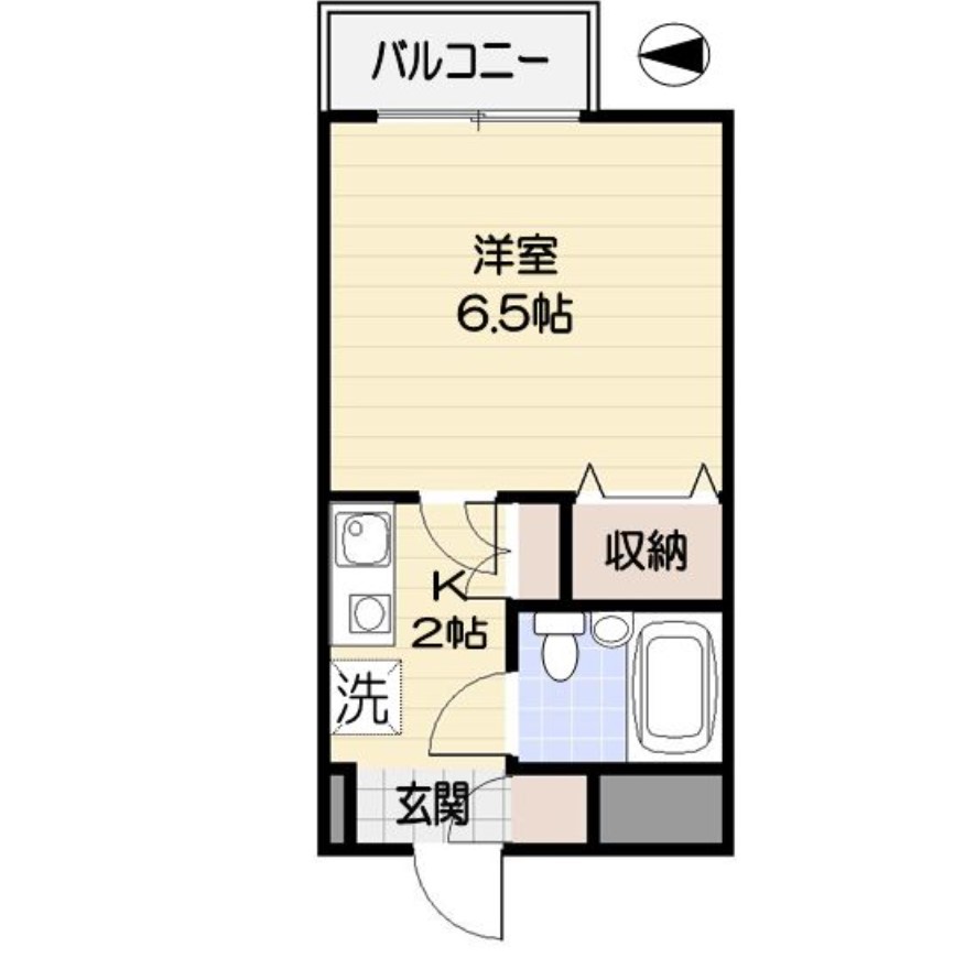 東京都中野区鷺宮４（アパート）の賃貸物件の間取り