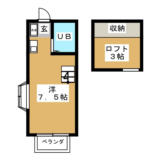 第１アーバンヒル国立の間取り