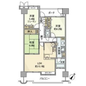 グレイスランドマーク堺・光明池の間取り