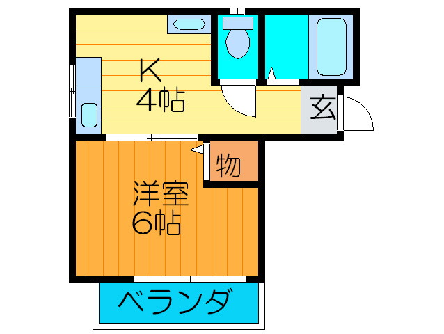 クレセント３の間取り