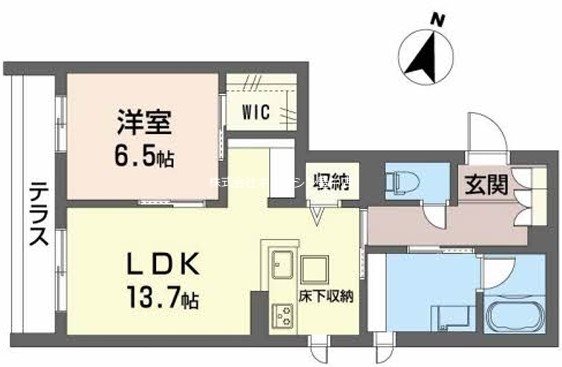 ヴァンベール西緑丘の間取り