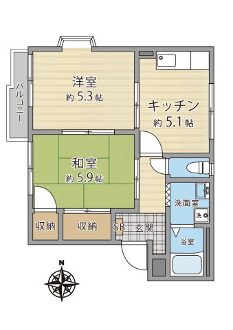 ヴェルドミール荻窪の間取り