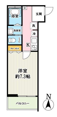 (仮称)キャメル秋津12の間取り