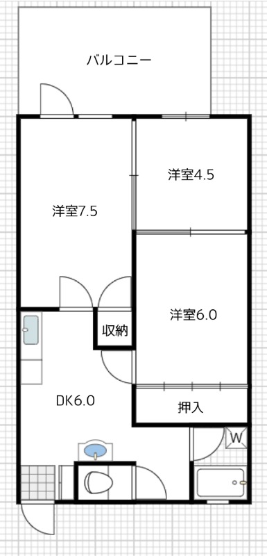 紳士堂ビルの間取り