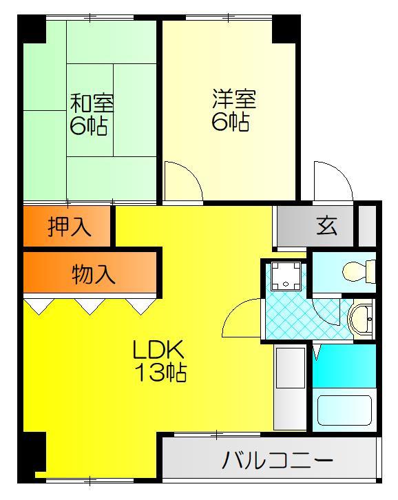 シャンボール鶴見の間取り