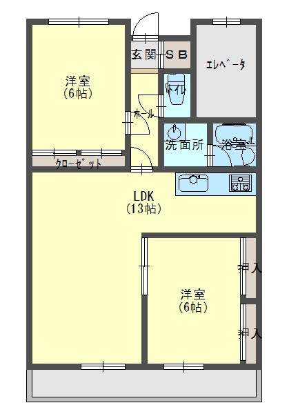 【アモ末広の間取り】