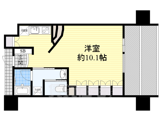 プライムアーバン堺筋本町の間取り