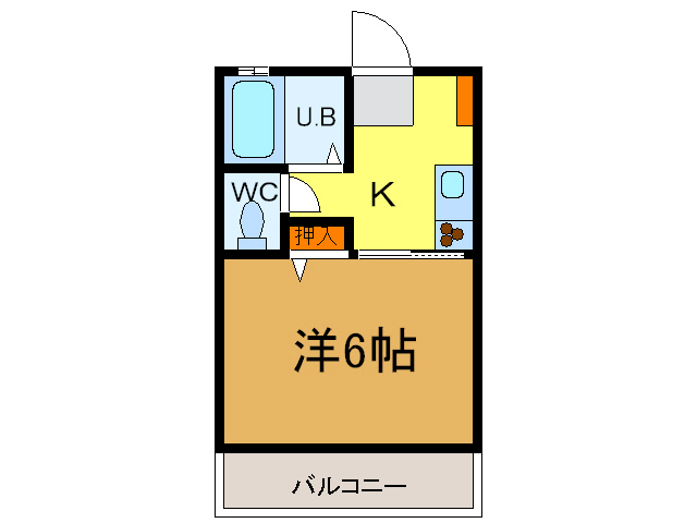 第２６愛日ハイツの間取り