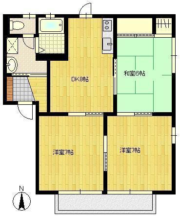 【フォーレス六座町Ａの間取り】