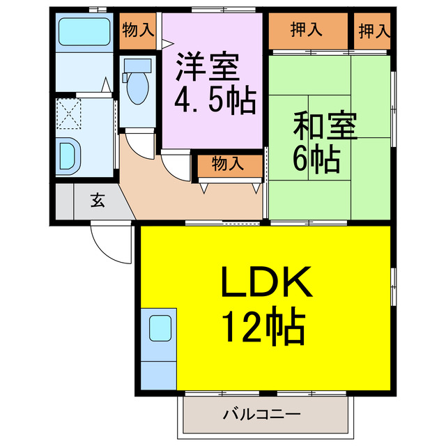 サンモールの間取り