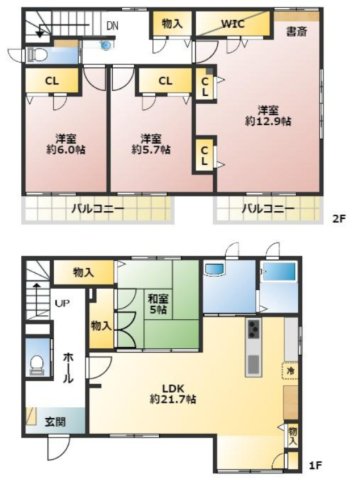 春木白土戸建の間取り