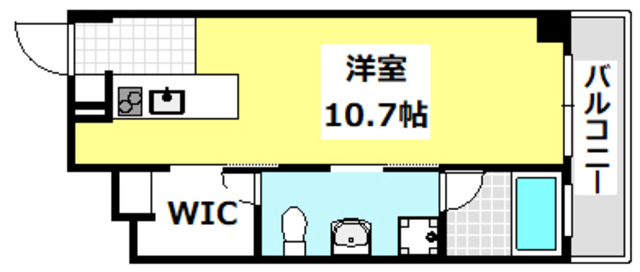 茨木市本町のマンションの間取り