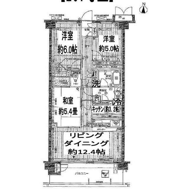 クィーンシティ松戸シーズンズガーデンの間取り