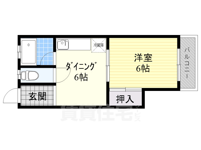 万富マンションの間取り