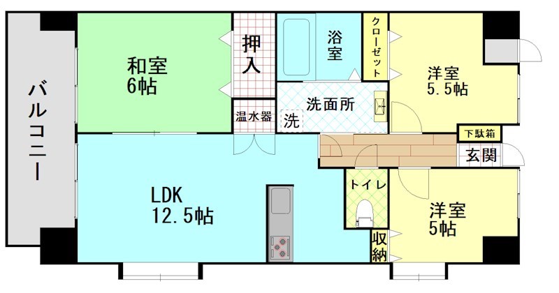 オータムパレス8の間取り