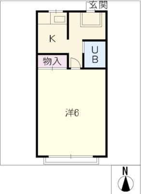 水崎ハイツの間取り