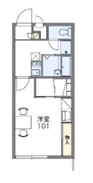 大和市下鶴間のアパートの間取り