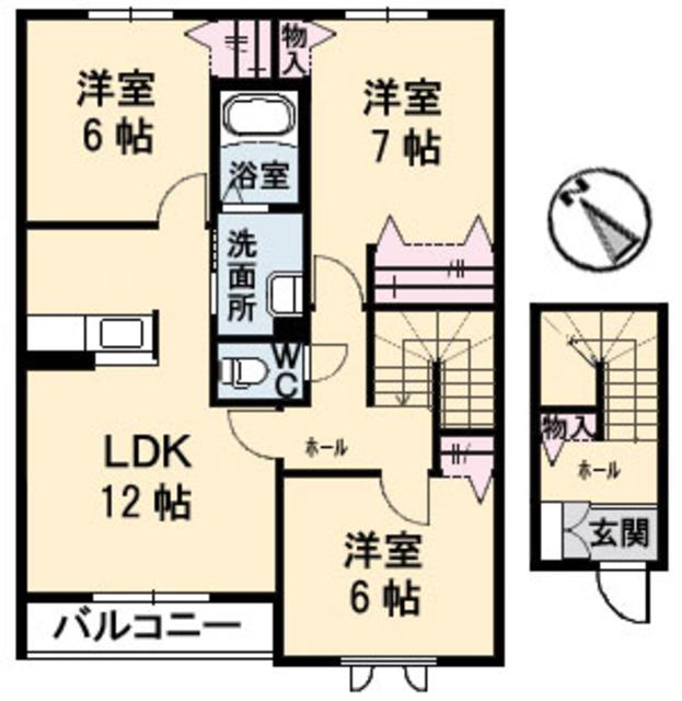 ガーデンスクエア　Ｃの間取り