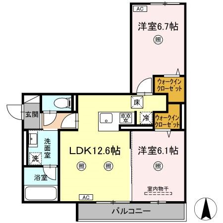 D-ソール・グランの間取り