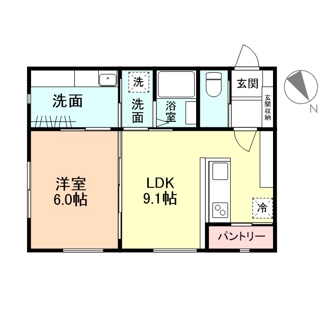 Ｆｅｌｉｃｅ稲荷公園前の間取り