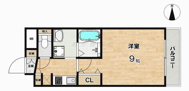 エイペックス京都御所西の間取り