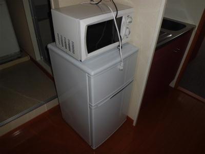 その他　冷蔵庫と電子レンジ。