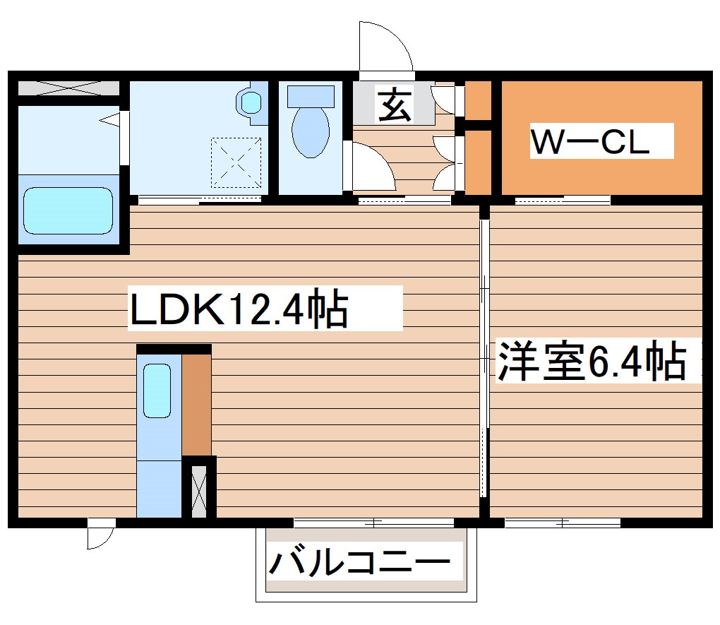 ソレアードIの間取り