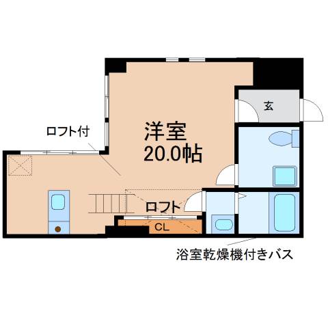 名古屋市中区錦のマンションの間取り