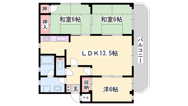 メゾンオグラの間取り