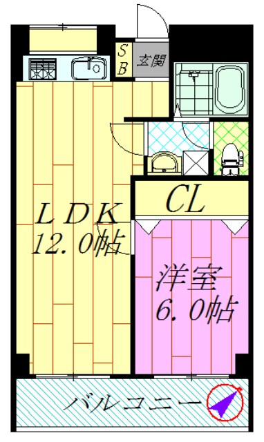 ハイツピアヴァリーの間取り