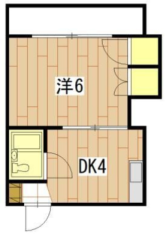 広島市西区三滝町のマンションの間取り