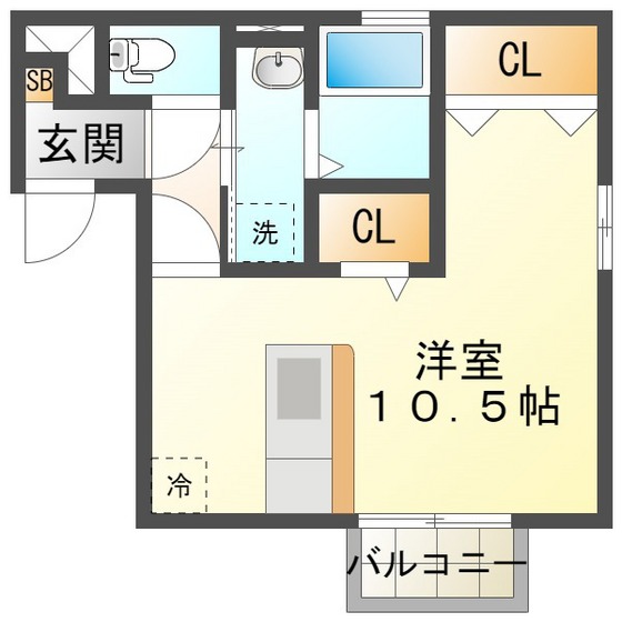 サン・ミシェルIIの間取り