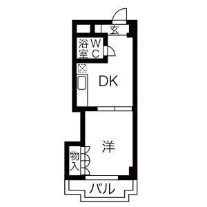 シティライフ下山手の間取り