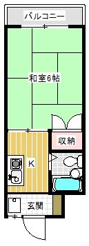 【サンジョイフル谷口の間取り】