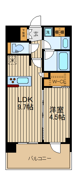 サンクレイドル西所沢の間取り