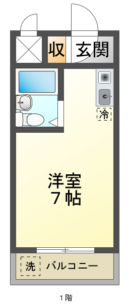 神戸市西区大津和のマンションの間取り