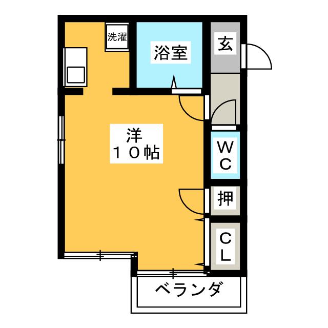 カンファーそねの間取り