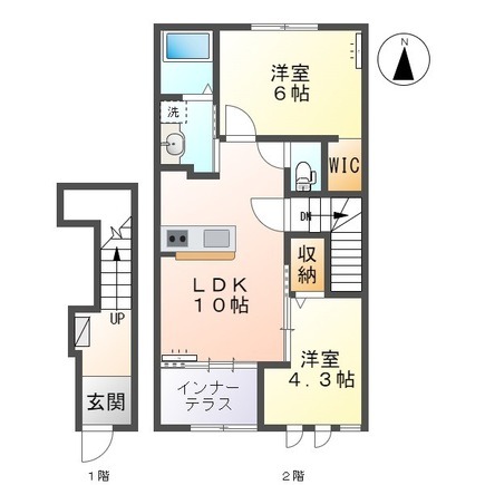 アビタシオンクロレの間取り