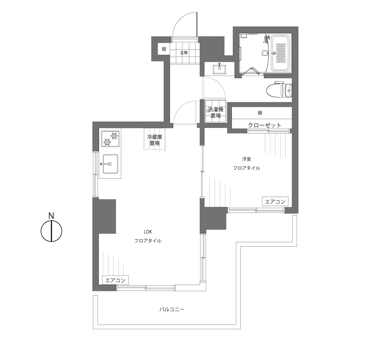 H.C.S王子パレスの間取り