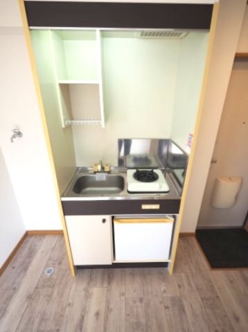 キッチン　ガスコンロ付のキッチン