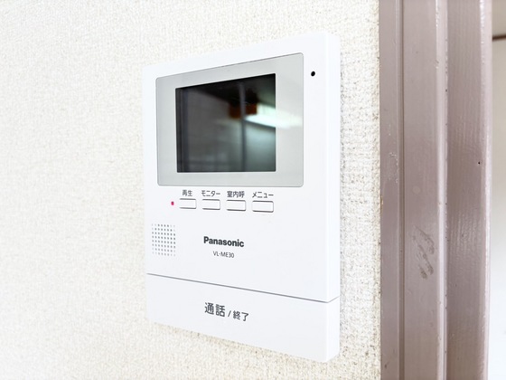セキュリティ　モニター付きインターホン