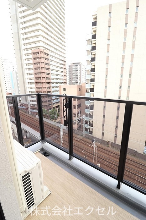 バルコニー　南向きです。