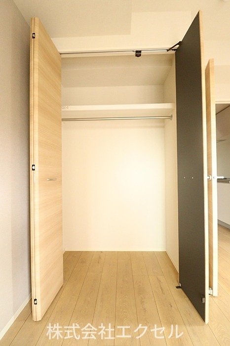 収納　クローゼット付きです。