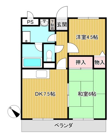 プリティしゃがの間取り