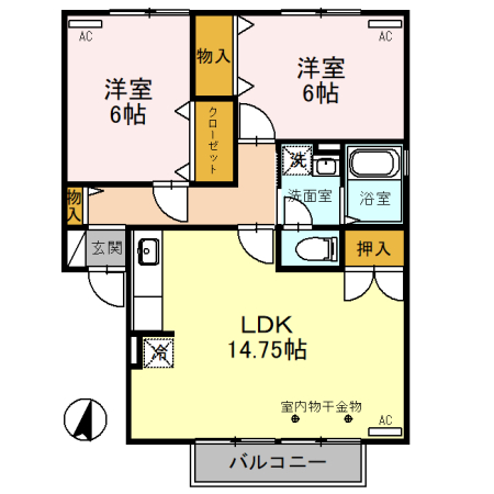 プリマベーラの間取り
