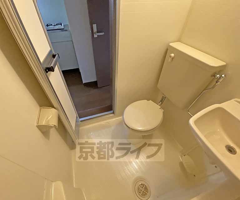 トイレ　ユニットバスのトイレです。