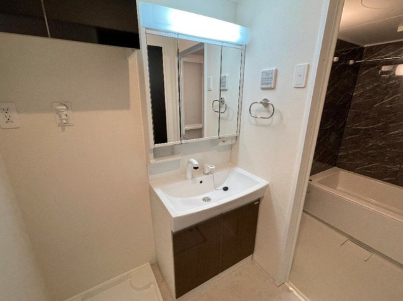 洗面設備　※同物件・同タイプの写真です。