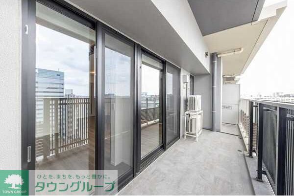 バルコニー　南西向き