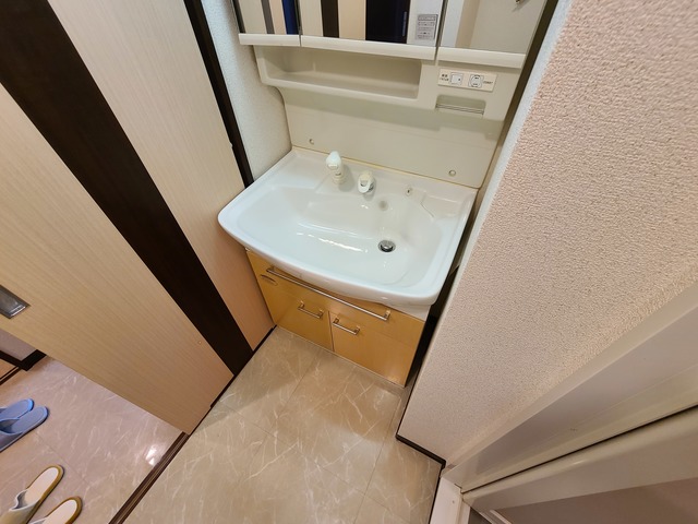 洗面設備　独立洗面台です